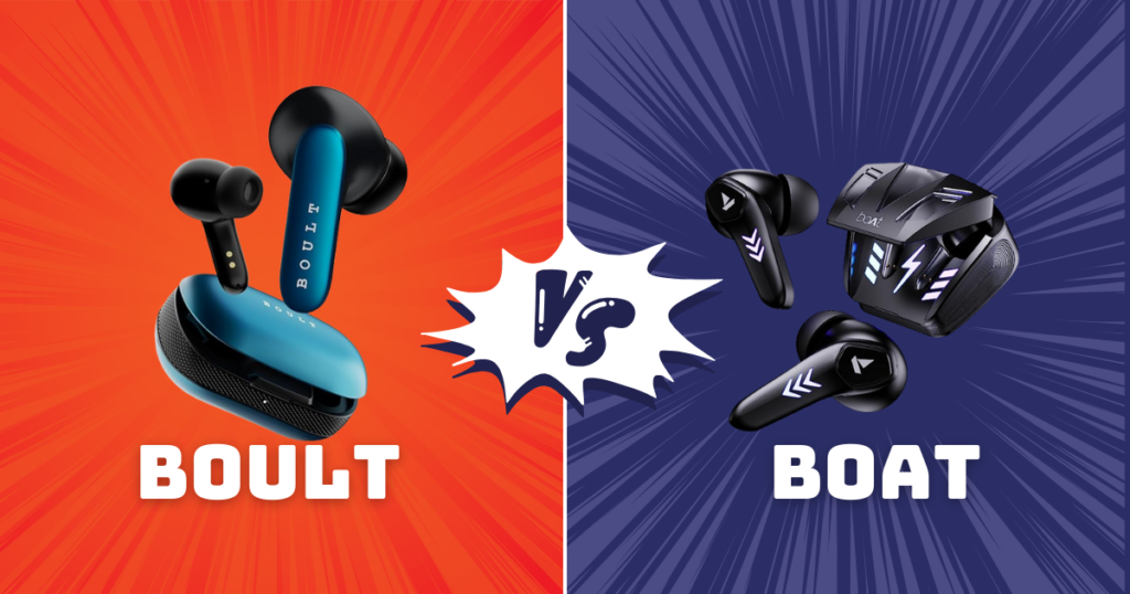 Boult vs Boat Earbuds Comparison