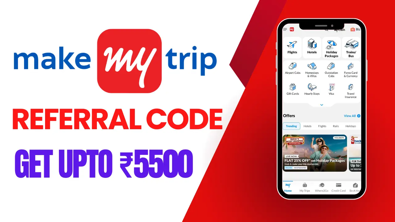 MakeMyTrip Referral Code 2025